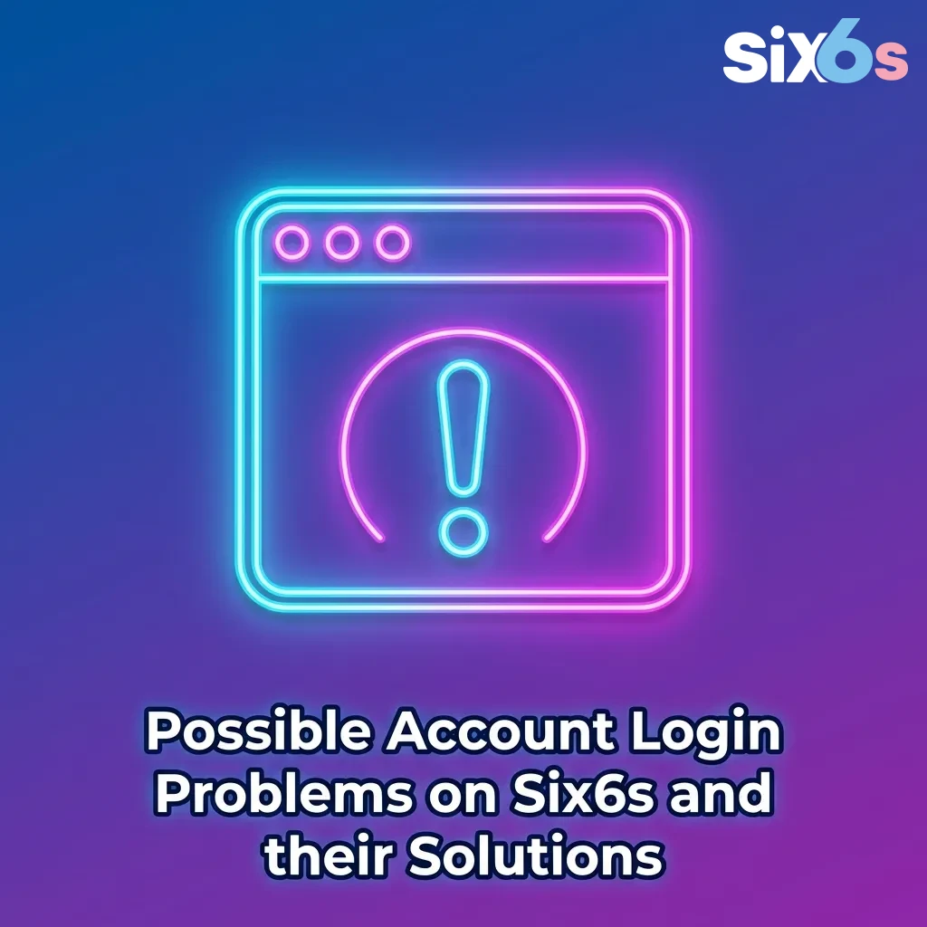 Six6s login troubleshooting guide showing common account access problems and their step-by-step solutions in table format — Six6s in Pakistan