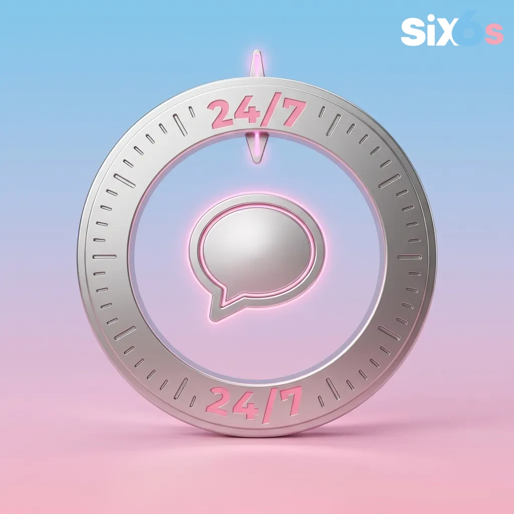 Customer service representative providing 24/7 live chat support for account issues, deposits, and game troubleshooting — Six6s in Pakistan