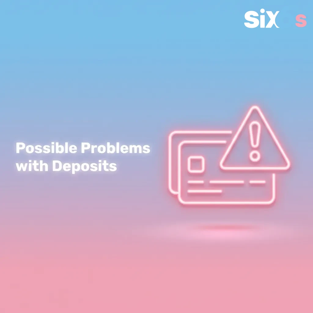 Troubleshooting guide for deposit issues including payment declines, missing funds, and verification requirements — Six6s in Pakistan