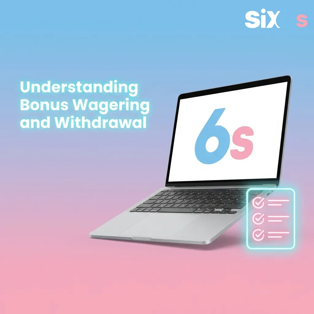 Diagram showing bonus account structure with deposit flow, wagering requirements, and withdrawal conditions explained — Six6s in Pakistan